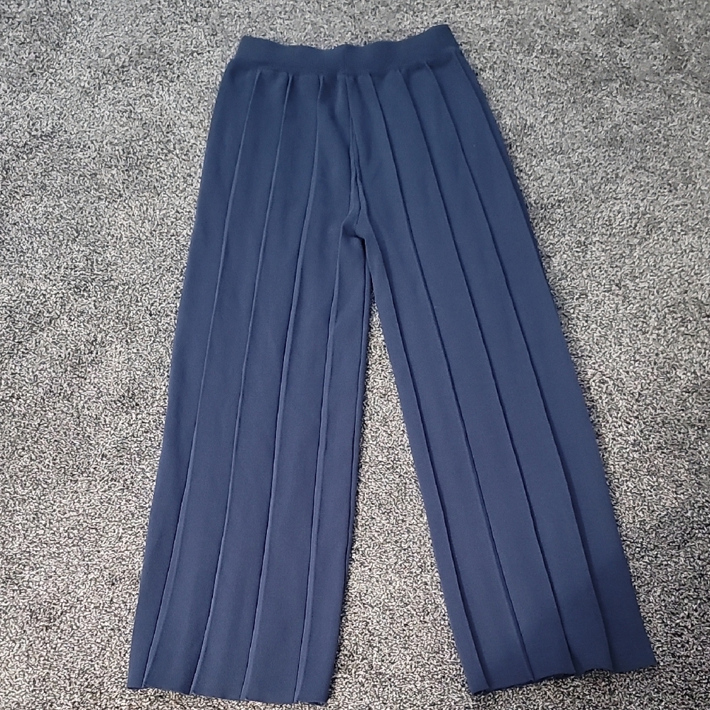 Source Unknown Deep Blue Wide Leg Pants